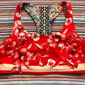 JOHNNY WAS CALME REVERSIBLE SPORTS BRA MEDIUM **SO PRETTY**PRE_OWNED